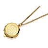 Gold Plated St. George SOS Talisman Necklace - F3002 Alternative Image