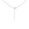 Silver Diamond Set Heart Necklace - F33018 Alternative Image