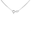 Silver Cubic Zirconia Leaf Necklace - F33023 Alternative Image