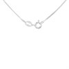 Silver Multi Cubic Zirconia Leaf Necklace - F33027 Alternative Image