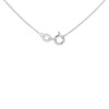 Silver Cubic Zirconia Heart Mum Necklace - F33029 Alternative Image