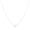 Silver Three C.Z. Heart Necklace - F33039 Alternative Image