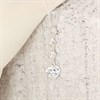 Silver Three C.Z. Heart Necklace - F33039 Alternative Image