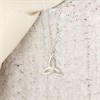 Silver Trinity Knot Necklace - F33041 Alternative Image