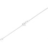 Silver Cut Out Heart Necklace - F3357 Alternative Image