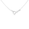 Silver Cut Out Heart Necklace - F3395 Alternative Image