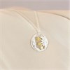 Silver Yellow Gold Plated Moon, Sun and Star Necklace - F34122 Alternative Image