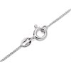 Silver Diamond Set Floating Heart Pendant And Chain - F3412 Alternative Image
