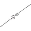 Silver Cubic Zirconia Butterfly Pendant And Chain - F3467 Alternative Image