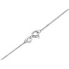 Silver Cubic Zirconia Cushion Cluster Necklace - F3513 Alternative Image