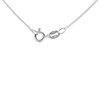 Silver Cubic Zirconia Halo Necklace - F35155 Alternative Image