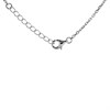 Silver Cubic Zirconia Flower Necklace - F35158 Alternative Image