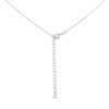 Silver Cushion Mixed Cut CZ Necklace - F35173 Alternative Image