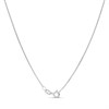 Silver Heart Infinity Bale Necklace - F35177 Alternative Image