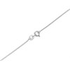 Silver Heart Cubic Zirconia Necklace - F3526 Alternative Image
