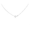 Silver Cubic Zirconia Heart Necklace - F3560 Alternative Image