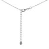Silver Cubic Zirconia Infinity Necklace - F3581 Alternative Image