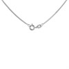 Silver Cubic Zirconia Halo Drop Necklace - F3585 Alternative Image