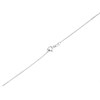 Silver Cubic Zirconia Cross And Chain - F3608 Alternative Image
