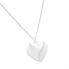 Silver And Diamond 21mm Heart Locket And Chain - F43006 Alternative Image