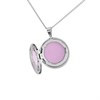 Silver Round Tree Of Life Locket - F4324 Alternative Image