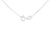 Silver Cubic Zirconia Filigree Locket - F4325 Alternative Image