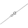 Silver Heart Design Hinged Oval Locket And Chain - F4331 Alternative Image