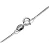 Silver Flower Lattice Locket And Chain - F4342 Alternative Image