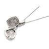Silver Heart Locket And Chain - F4344 Alternative Image