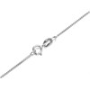 Silver Hinged Heart Locket And Chain - F4359 Alternative Image