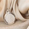 Silver St. Christopher Medallion - 19mm - F4726 Alternative Image