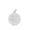 Silver Double Sided St. Christopher Medallion - F4750 Alternative Image