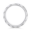 Silver Plaited Revolving Band Ring - 7mm - F48003 Alternative Image