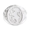 Silver Lion Rampant Ring - F48004 Alternative Image