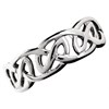 Silver Celtic Band Ring - F4855 Alternative Image