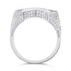 Silver Cubic Zirconia Star Ring - F51001 Alternative Image