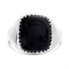 Silver Onyx Intaglio Signet Ring - F51002 Alternative Image