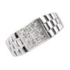 Silver Cubic Zirconia Signet Ring - F5103 Alternative Image