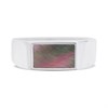 Silver Black Mother Of Pearl Inlay Ring - F5114 Alternative Image