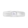 Silver Square CZ Signet Ring - F5122 Alternative Image