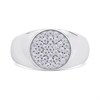 Silver Round Cubic Zirconia Ring - F52001 Alternative Image