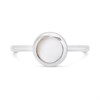 Silver Round Mother Of Pearl Ring - F52002 Alternative Image