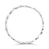 Silver Open Hearts Band Ring - F54007 Alternative Image