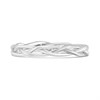 Silver Plaited Ring - F54011 Alternative Image