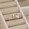 Silver Infinity And Heart Knot Ring - F54014 Alternative Image