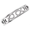 Silver Infinity Band Ring - F5402 Alternative Image