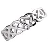 Silver Celtic Band Ring - F5480 Alternative Image