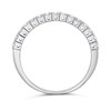 Silver Claw Set CZ Eternity Ring - F5940 Alternative Image
