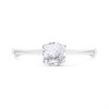 Silver Cubic Zirconia Solitaire Ring - F60007 Alternative Image