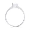 Silver Cubic Zirconia Solitaire Ring - F60007 Alternative Image